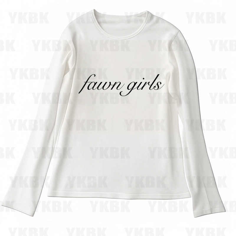 Y2K Graphic Baby Tee Crop - Y2K 레터 캐주얼 의류 Emo Aesthetic