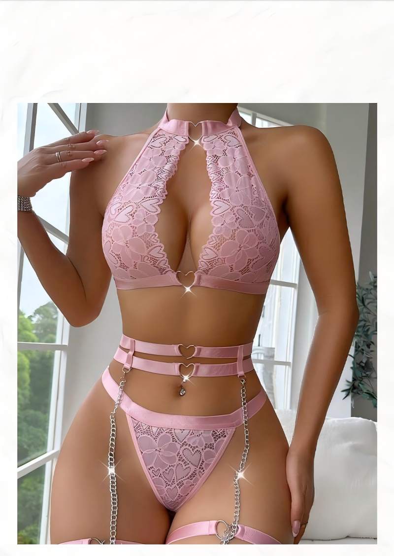 섹시 란제리 세트, 푸쉬업 레이스 가터 란제리 세트(초 - Lingerie 리뷰 및 가격