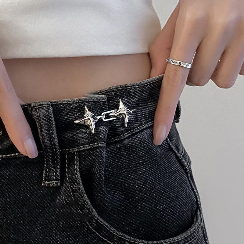 청바지 조절 가능한 허리밴드 버클 안전한 금속 버튼 조 - Jeans 리뷰 및 가격