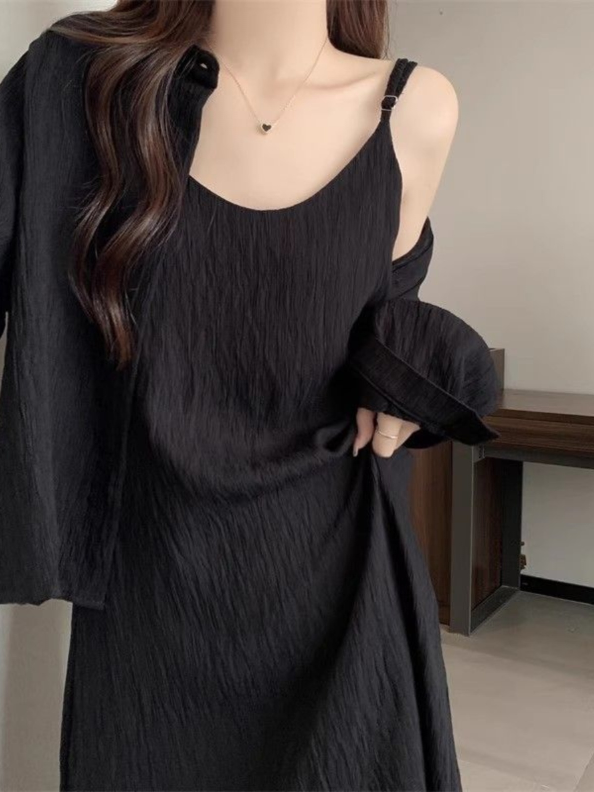 플러스 사이즈 여름 루즈핏 여성 드레스 셔츠 아우터웨어 - Korean Style A Line Shirt Dress 리뷰 및 가격