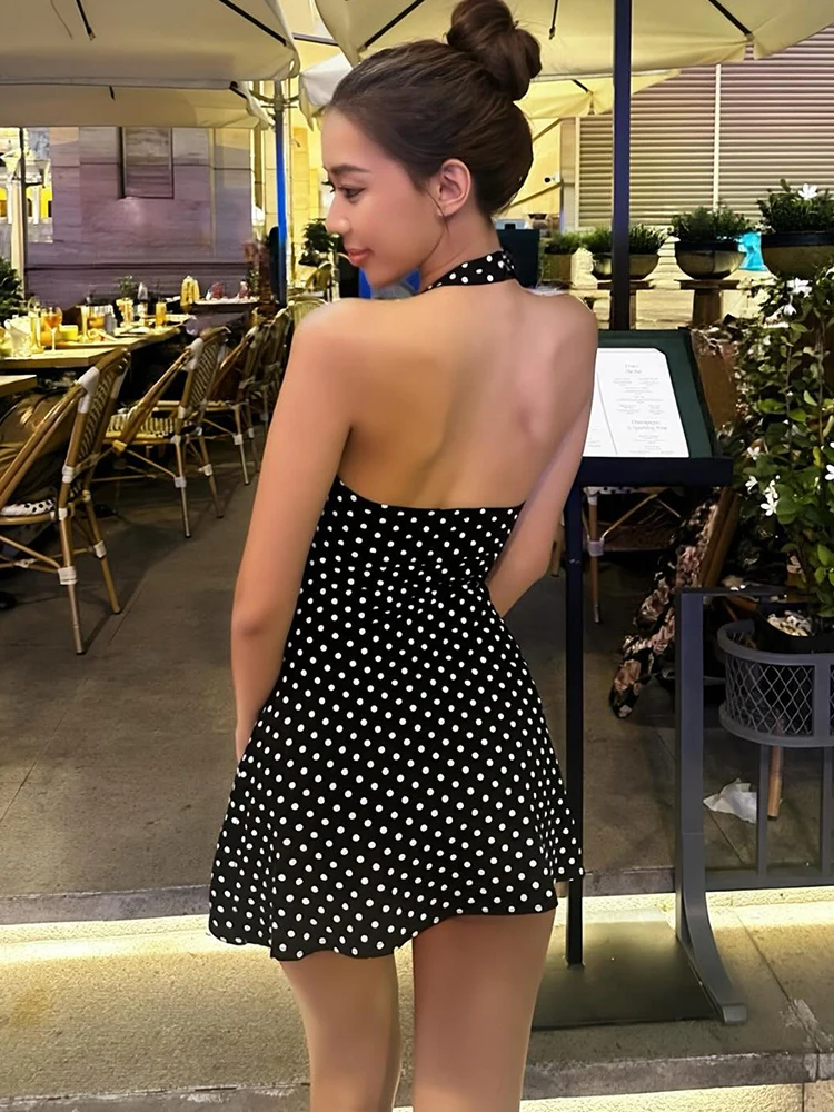 FDEY 트렌드 섹시한 백리스 드레스 여성 여름 트렌드 - Y2K Backless Halter Mini Dress 리뷰 및 가격