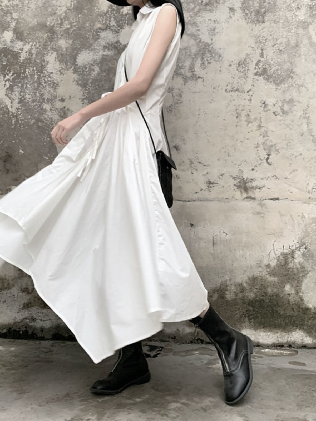 다크 스타일 언밸런스 울트라 롱 셔츠 드레스 우아한 분 - Korean Style A Line Shirt Dress 리뷰 및 가격